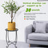 Fashion&cool Outdoor Side Tables, Weather Resistant Metal Patio Side Table, Small Round Outdoor End Table Side Table