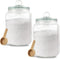 Global BathGlow 70 oz Bath Salt Set - Glass Jar with 2