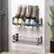 2 Pack Wall Shoe Rack,Hanging Shoe Storage Holds 8 Pairs of Shoes