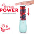 Dash Mighty Mini Compact Personal Bottle Blender, 10 oz with Travel Lid, Aqua