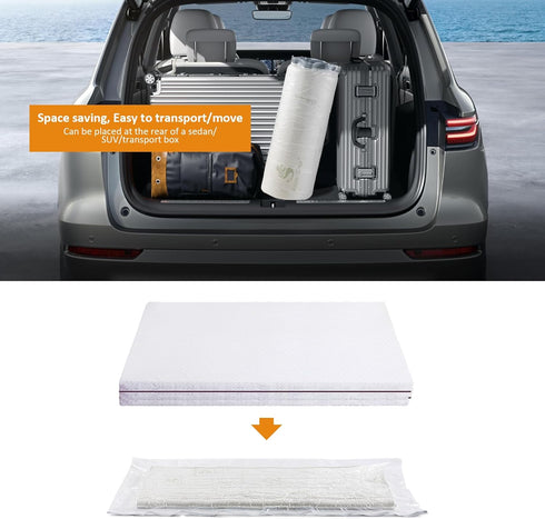 Mattress Vacuum Bag, 240x120cm Space Saver for Twin Mattress, Vacuum Sealer Bag for Memory Foam Moving Storage