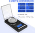 Fuzion Milligram Scale 50g/0.001g, Portable Jewelry Scale with .001 Gram Accuracy, Calibration Weight Included