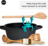 OTOTO Aqua the Crab Silicone Utensil Rest, Heat-Resistant Spoon Holder for Kitchen, Non-Slip Stove Top Organizer