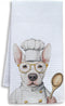 Shrago Funny Bull Terrier Dog Kitchen Towels, Bull Terrier Gifts for Women Dish