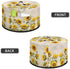 Kitchen Appliance Dust Covers for 6 7 8 Quart Slow Cooker, Sunflower Butterfly Oval Design, Pocket for Clean Kitchen