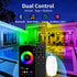 50ft IP68, KSIPZE Outdoor led Strip Lights Waterproof RGB Outdoor led Lights with Button & Bluetooth App Control, Music