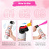 2 Pack Gender Reveal Fire Extinguisher Color Powder Blasters Spray with Biodegradable Smoke for Baby Girl Reveal Party
