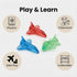 75 9 HappyFiller Pcs Acrylic Mini Planes Small Plastic Airplane Bulk Colors Perfect for Crafting, Party Favors,Home