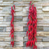 5pack Simulation Artificial Lifelike Fake Vegetables, Garlic, Red Pepper, Onion Hanging Rope Home Decor Props
