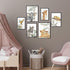 Set 6, HLJ ART Safari Animal Nursery Wall Art: Woodland Nursery Wall Decor of Baby Animals Pictures Jungle Wall Posters