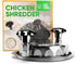 Chicken Shredder Tool, Easy To Use Twist Meat Shredder for Pulled Chicken, Ergonomic Handle, Dishwasher Safe