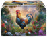 Rooster Bread Maker Cover, Washable 2 Slice Dust Cover, Anti-Sputtering Kitchen Appliance Protection (Green)