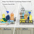 304 Godboat Kitchen Sink Organizer with Brush Rack, Stainless Steel Dish Soap Dispenser, Sponge Holder for Kitchen