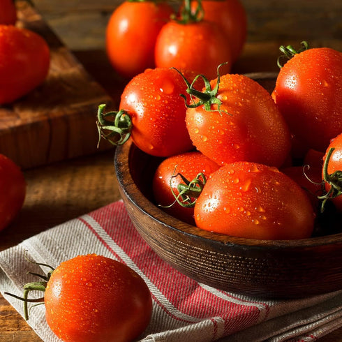 Purely Organic Products LLC 75 Organic Tomato Seeds (Roma) - Approx Seeds - USDA Organic, Non-GMO, Open Pollinated