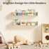 2 Pack 23.6 Inch upsimples Nursery Book Shelves, Floating Bookshelves for Wall, Baby Nursery Decor, Small Solid Wood