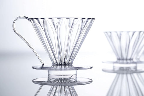 CAFEC Sanyo PFD-4 Flower Dripper, CUP 4, Clear