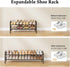 2 Closet, 28 42, Closet, 12 Gewudraw Tier Shoe Organizer, Shoe Rack for Metal Shelf Can Expandable to for Bedroom