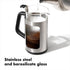OXO Brew 32oz Stainless Steel French Press Coffee Maker
