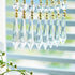 15pcs 60mm H&D Large Clear Crystal Chandelier Icicle U-Drop Prisms Lamp Parts Brass Connectors