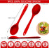 Silicone Spoons for Cooking, 10 INCHES, Serving Spoons for Mixing, Stirring & Basting, Nonstick Heat Resistant, 3 PCS