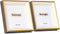 5x5 Picture Frame - 2 Pack Rustic Square Photo Frame - Small