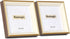 5x5 Picture Frame - 2 Pack Rustic Square Photo Frame - Small