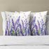 Sweetshow Spring/Summer 18 18 Inches Set 2 Purple Lavender Pillowcovers Purple Flowers Leaves Throw Pillow Covers