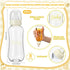 giftlyze 8 Sets Bottle Chug Baby Shower Games Juegos Para Plastic Baby Bottles Bibs Disposable Diapers Gender Reveal