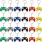 NSBELL 24PCS Video Game Controller Keychains in 6 Colors for Party Favors and Birthdays