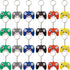 NSBELL 24PCS Video Game Controller Keychains in 6 Colors for Party Favors and Birthdays