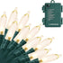 18ft 50 LED Battery Operated Christmas Lights, 8 Modes with Timer -