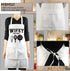 MBMSO Hubby Wifey Cooking Aprons Set, Est.2024 Wedding Gift for Newlywed Couples