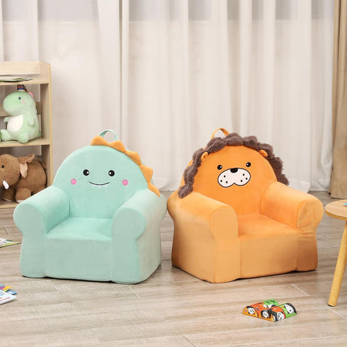 18 3 MOMCAYWEX Cuddly Toddler First Chair, Premium Character Chair, Green, Month up to Years
