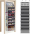 Over The Door Shoe Organizer - 8 Tier Hanging Shoe Organizer with