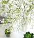 Artificial Flowers 9Pcs 21" Baby Breath/Gypsophila Fake Silk Plants for Wedding Party Decoration, White