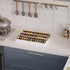 Organizer,3-Tier,Slanted Insert/Countertop included)-3Tier,1pack/White Expandable Metal Spice Drawer Seasoning Jars