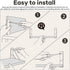 GoldSet 3) BAYKA Wall Shelves for Bedroom Decor, Floating Wall Shelves for Living Room Kitchen Storage, Wall Mounted