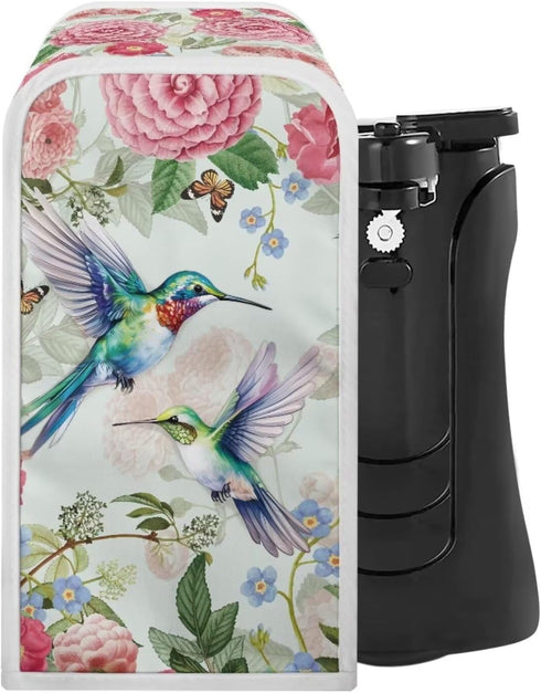 Hummingbird Electric Can Opener Dust Cover Rose Can Opener Cover Can Opener Dust Cover Home Decor Kitchen Appliance Covers by ZUXONGSY