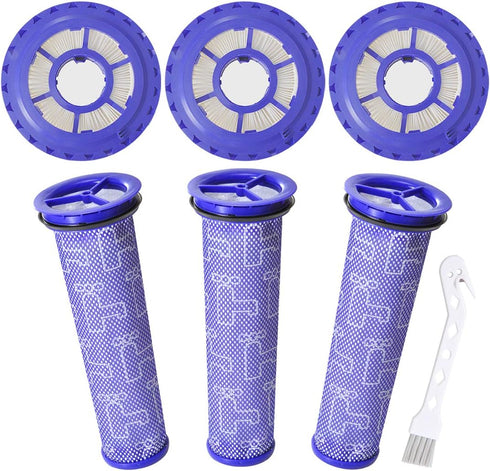 6 Pack Replacement Vacuum Filter for Dyson DC41 DC65 DC66 - 3 Pack Post Filter & 3 Pack Pre Filter