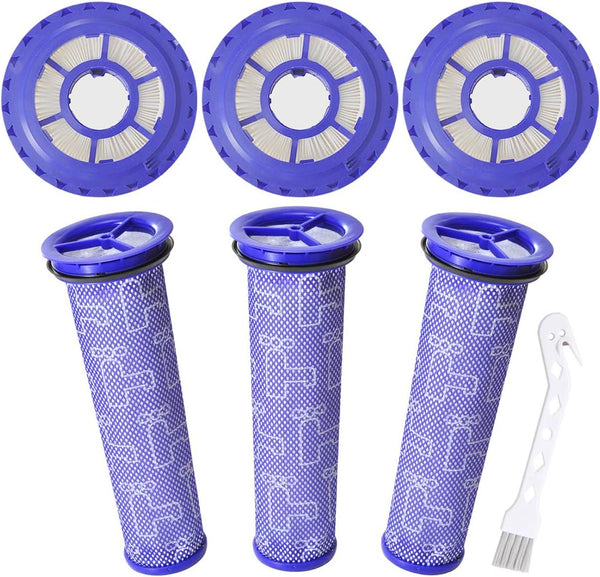 6 Pack Replacement Vacuum Filter for Dyson DC41 DC65 DC66 - 3 Pack Post Filter & 3 Pack Pre Filter