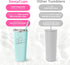 60th Birthday Tumbler - Stainless Steel Cup with Straw and Lid, Insulated Mug for Mom Birthday Party Favors