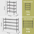 STORAGEIDEAS Closet, 4 Shoe Rack, Expandable Shoe Storage Organizer for Tier Metal Shoe Rack for Entryway, Adjustable