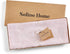 36 Inches 100% 14 36 Inch Summer Solino Home Linen Table Runner - Narrow Stripe, Pure Linen Peach and White Small Table