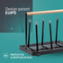 D&D Living All-in-One Bottle Holder for SodaStream - Drying Rack for Bottles of All Kinds: Duo, Crystal, Easy, Drinking