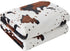 300 9090 inch Bnuitland Cow Printed Fleece Flannel Throw Blanket, GSM Double Sided Fuzzy Fluffy Blanket for Bed Sofa