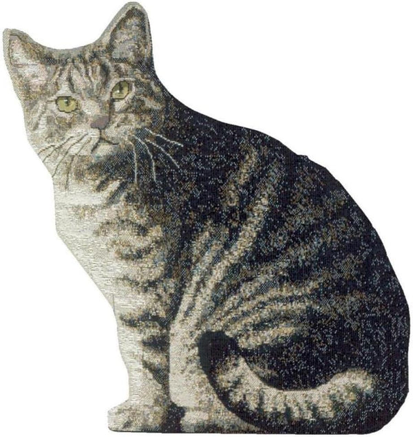Manual Cat Shaped Pillow, 11 x 16-Inch