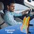 Teemour Lumbar Support Pillow for Car Truck Accessories Memory Foam Back Cushion for Driving Seat Lower Back Support
