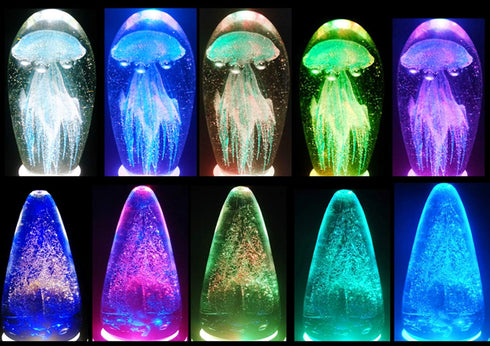 EUSTUMA LED Light Base Non-Slip Round Display Stand - Suitable for Glass Crystal Artwork, Holiday Party Decoration