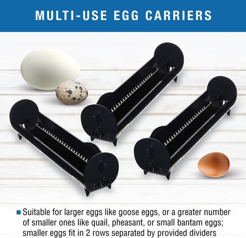 28 Accommodates Set 3 Brinsea Large Egg Carriers for Ovation Incubator, Optional Accessory Goose-Size Eggs