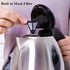 Moss & Stone 1.2L Stainless Steel Electric Kettle, Cordless 1500w Fast Boiling Pot with Auto Shut-Off